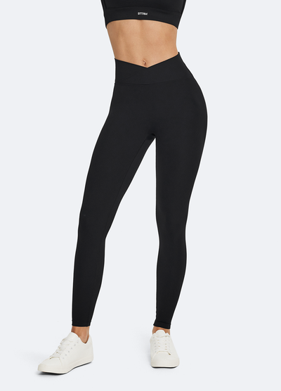 V-Cut Scrunch Leggings - Slimoa Boutique