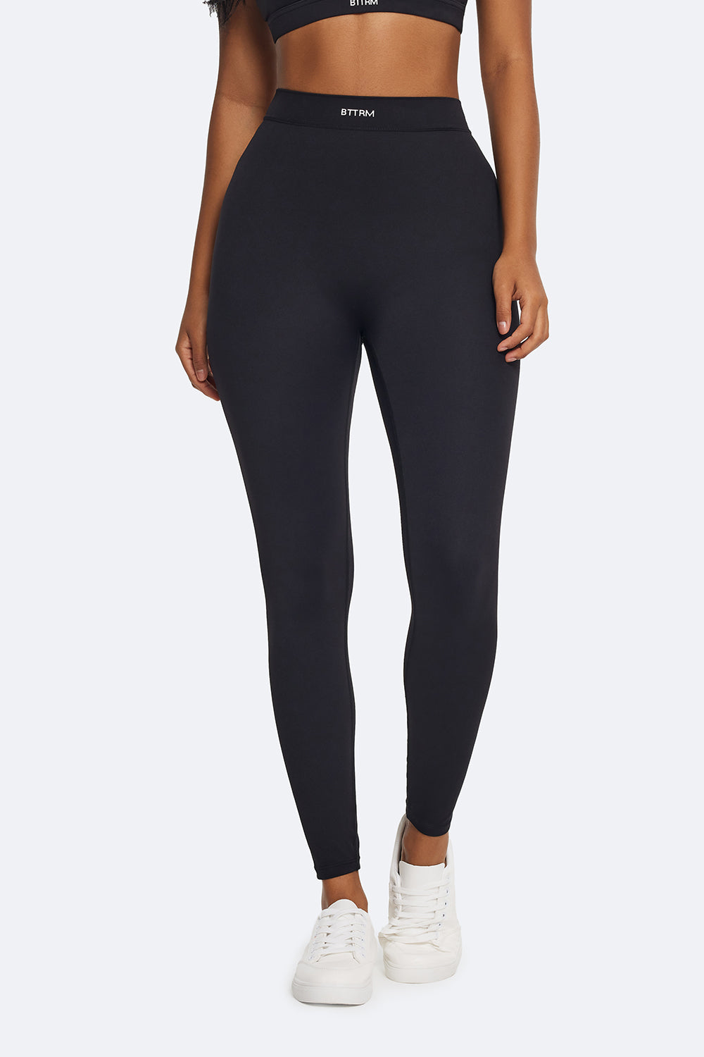 Ruched High-Waist Leggings - Slimoa Boutique