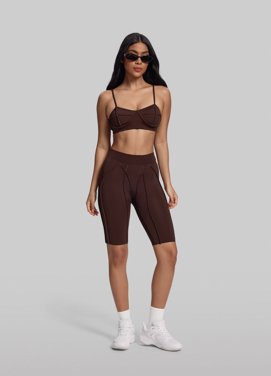 Bike Shorts mit Konturnaht - Slimoa Boutique