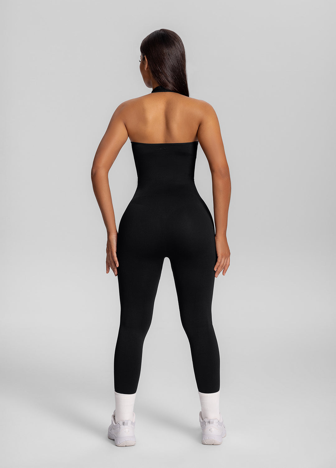 Seamless Halter Bodyshaper Jumpsuit Tummy-Control - Slimoa Boutique