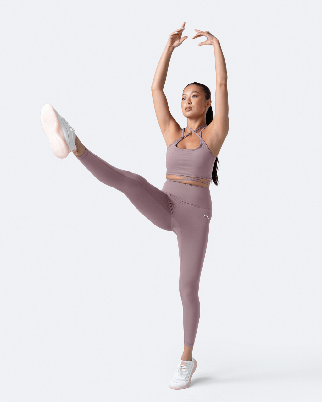 7/8 Leggings in Dusty Pink - Slimoa Boutique